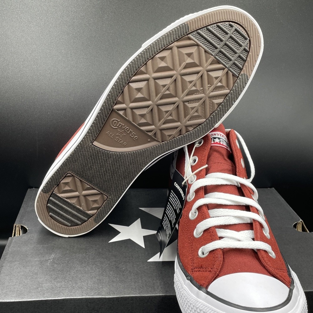 Converse CTAS Malden Street Mid Rottin Apple/White Mens Sz 10 Sneakers A13210F - Picture 4 of 8
